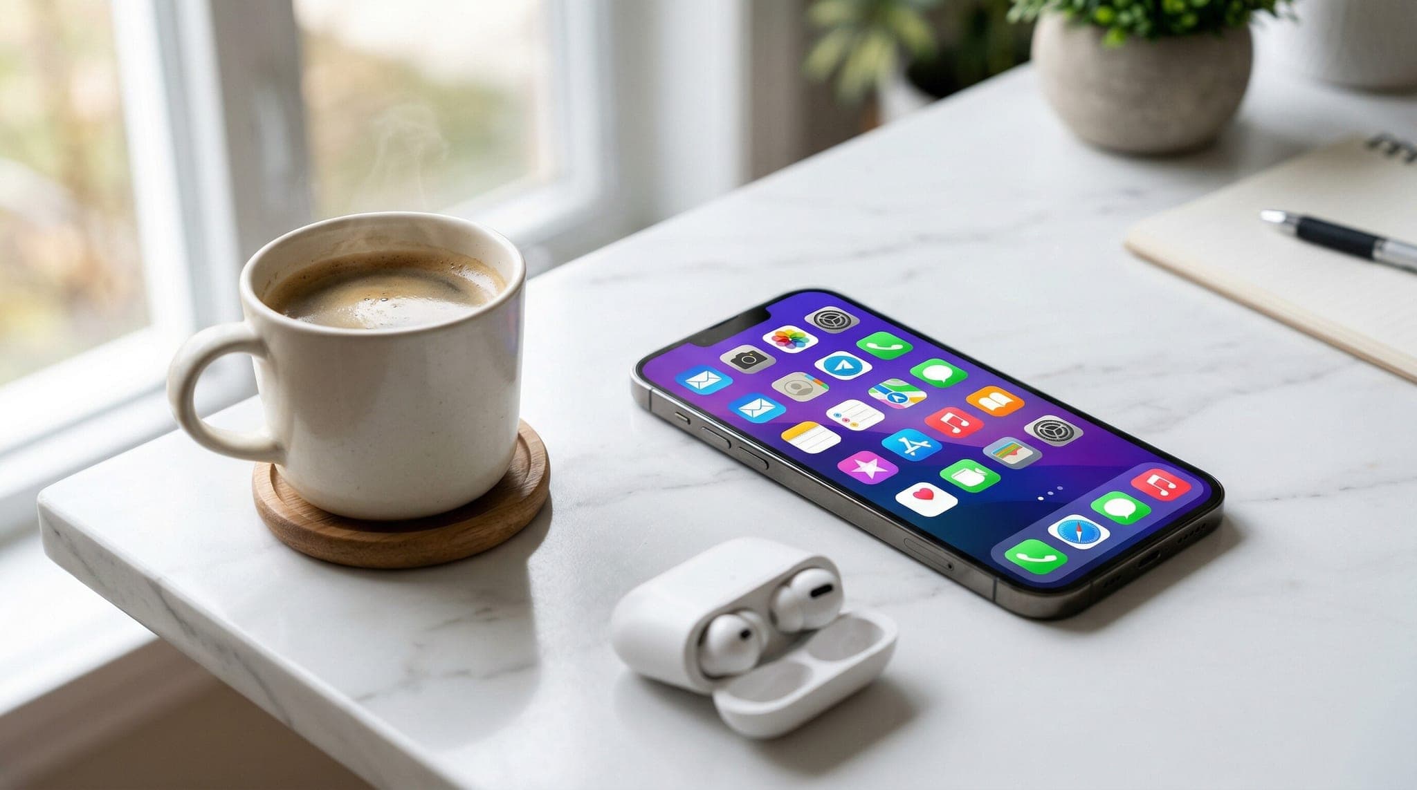 Smartphone mit verschiedenen Streaming-Apps und Abo-Diensten auf dem Bildschirm