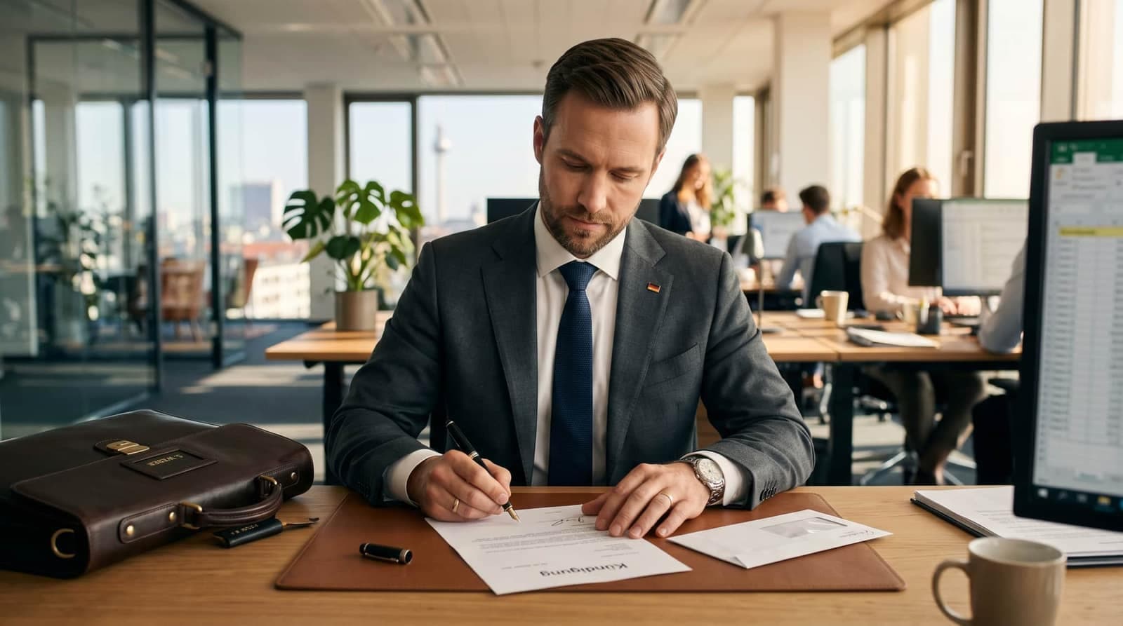 Kündigung als Arbeitnehmer 2026 — mit Vorlage, Frist und Mustertext