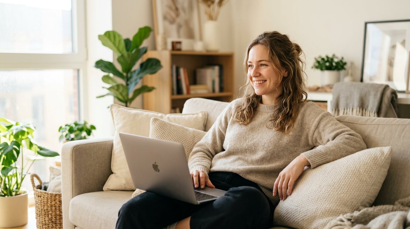Schere schneidet durch einen Stapel bunter Abo-Briefe und Umschläge